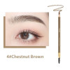 Color: Orange - Waterproof Eyebrow Pen with Brush 7 Colors Natural Lasting Non-caking Eyebrow Penci