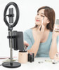 Selfie Ring LED Light Phone Case Ring With Extendable Tripod Stand