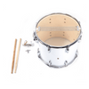 14 x10 inches Marching Drum   Drumsticks   Key   Strap White