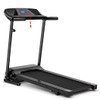 1.0 HP Foldable Treadmill Electric Support Mobile Power