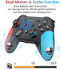 PC Wireless Bluetooth Game Switch Handle Gamepad Continuous Viberation Game Joystick Controller Lef
