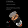 R22 Open Ear Headphones Wireless Air Conduction Sport Earphones With Transparent Charging Case Hang