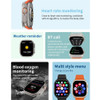 I9 Ultra Max 2.19 Inch Smart Watches Make/Answer Calls Fitness Tracker Heart Rate Blood Oxygen Moni