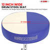 5 CORE Drum Throne Padded Guitar Stool Height Adjustable Music Chair Seat Universal for Adults & Ki