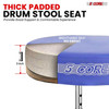 5 CORE Drum Throne Padded Guitar Stool Height Adjustable Music Chair Seat Universal for Adults & Ki