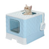 Litter Boxes Large Cats Foldable Litter Box
