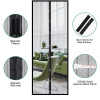 Basic Magnetic Mosquito Net Summer Anti Bug Fly Door Curtains
