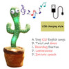 Electronic Dancing Cactus Electron Plush Toy
