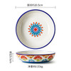 European Style Ceramic Bowl Glazed Fruit Salad Bowl Fashionable Ceramic Cake Bowl