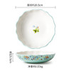 European Style Ceramic Bowl Glazed Fruit Salad Bowl Fashionable Ceramic Cake Bowl