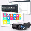ViviBright GP100UP Smart Home Theater Projector Android6.01 3500 Lumens High Brightness LED WiFi Be
