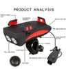 Multifunction Bike Light Flashlight With Phone Holder-86