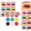 9 Colors Matte Shimmer Eyeshadow Palette Waterproof Lasting Glitter-560
