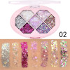 Shadow Eye 7 Colors Glitter Diamond Sequins Professional Eye Makeup Palette
