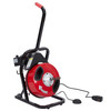 US GARVEE 50 Ft x 1/2 Inch Drain Cleaner Machine Professional Electric Drain Auger for 1 to 4 Inch 