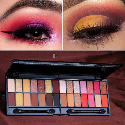 28 Color Matte Pearl Eye Shadow Palette