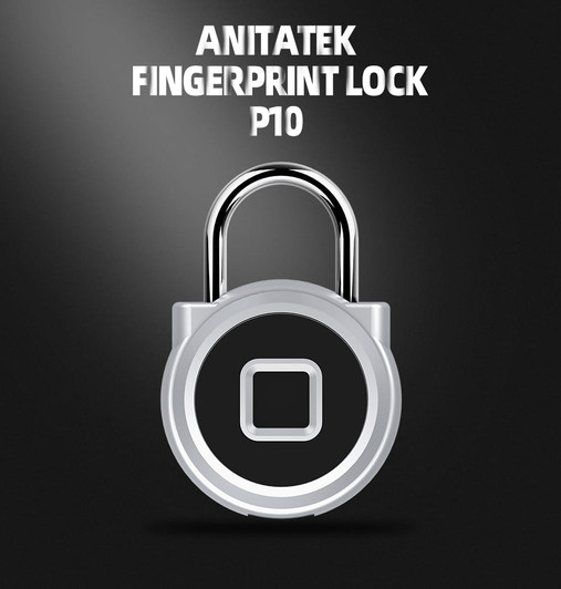 P10 Mini Smart Keyless Fingerprint Lock Waterproof Inteligente Anti-Theft Security Padlock Door Lug