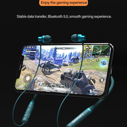 Original LENOVO XE05 Neck-type Bluetooth Headset Sports Waterproof Long Sta K484-PEL_0JDWN622