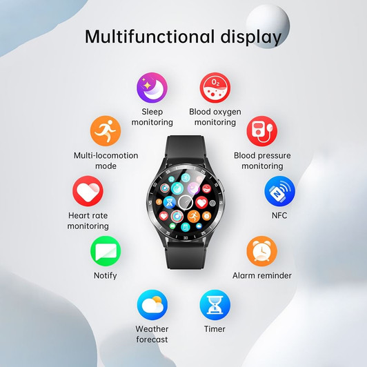 X10 2 In 1 Smart Watch with Earbuds IP67 Waterproof Fitness Tracker with Heart Ra K484-PEL_0S5GD7PF