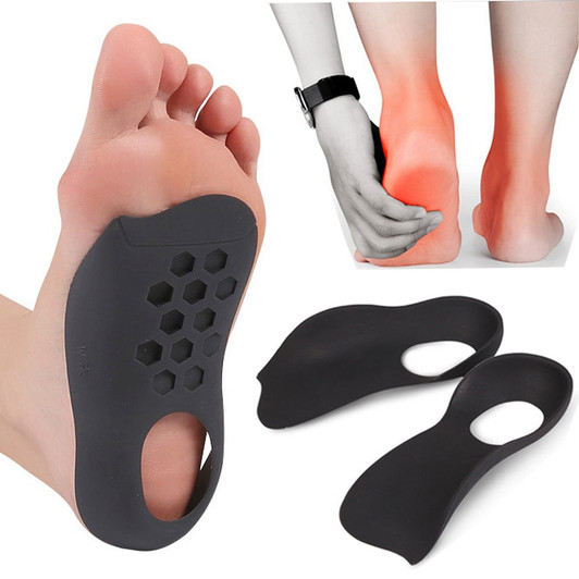 Orthotic Insole O-shaped Leg Flatfoot Corrector Shoe Pad