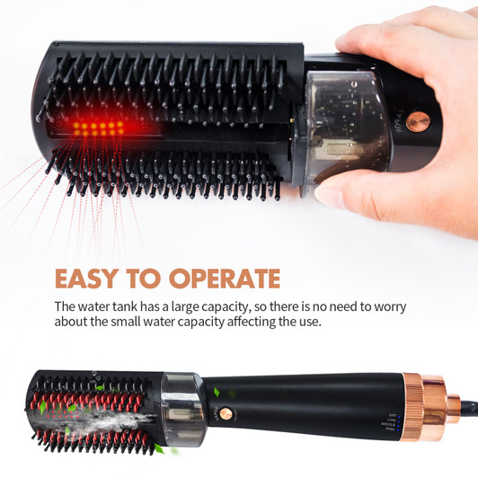 Hair Dryer Infrared Steam Hair Hot Air Brush Hair Straightener Comb