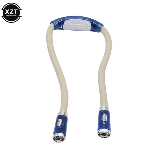 Emitting Color: Pink - Flexible Neck Hug Book Light LED Neck Night Handsfree Led Neck Light Hug Rea