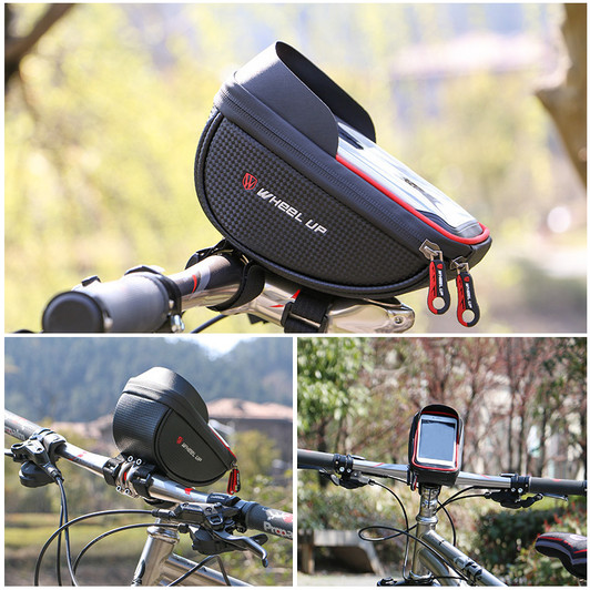 Touch Screen Bicycle Handlebar Bag Waterproof Mountain Road Cycling Pannier Case