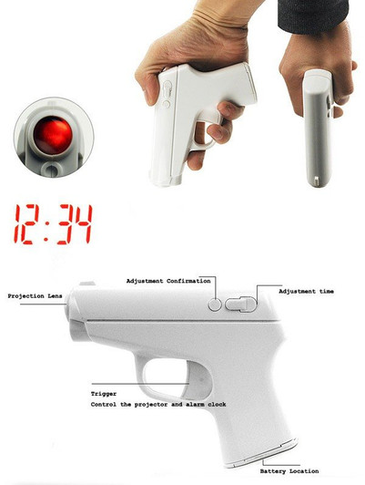 Secret Agent Shooting Alarm Clock