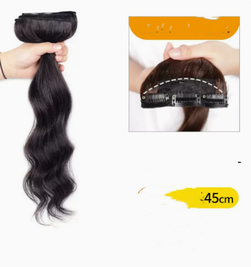 Color: Natural color 45cm - Women's Hairpiece Hairpiece Extension