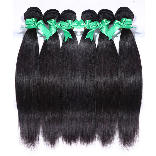 Color: Photo Color, Size: 22inch - Indian Hair Straight Natural Color Real Hair Weave