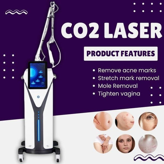 Professional Fractional CO2 Laser Machine Skin Tightening Acne Scar Reduction Stretch Mark Removal 