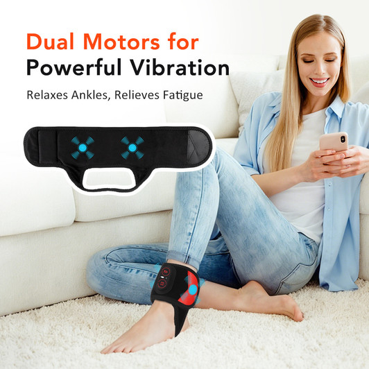 36-LED Infrared Red-light Heating Vibration Ankle Bracelet