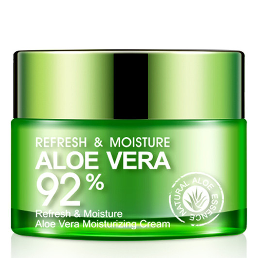 Color: Aloe, quantity: Q1pc - Skin care aloe vera moisturizing cream moisturizing and oil control