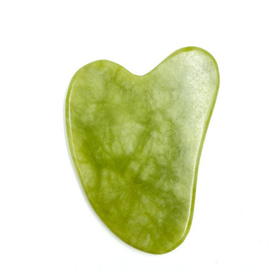 Color: Gua Sha board heart shape 8x5. - Natural Jade Gua Sha Scraping Board Massager Scraping Table