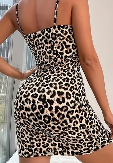 Hit The Snooze Print Sleep Gown