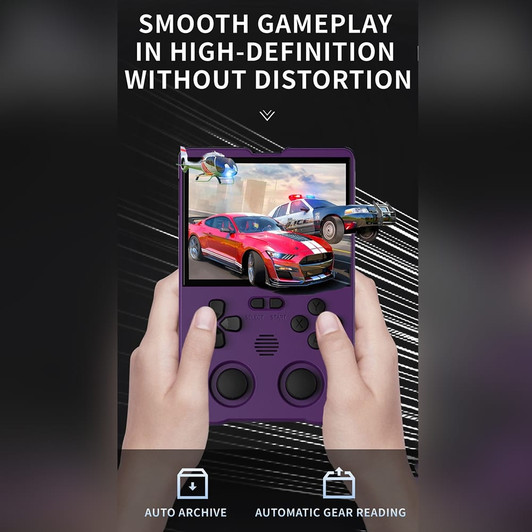 XU10 Retro Handheld Mini Game Console with 3000mAh Rechargeable Battery 3.5-Inch IPS Screen Control