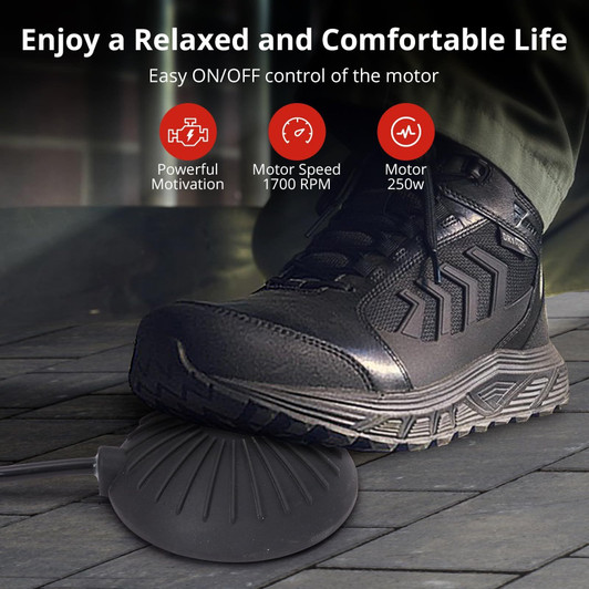 US GARVEE 50 Ft x 1/2 Inch Drain Cleaner Machine Professional Electric Drain Auger for 1 to 4 Inch 