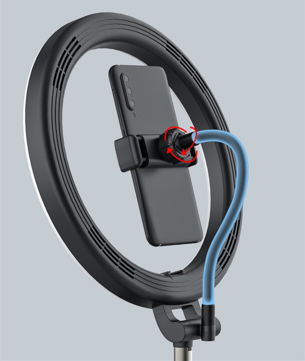Selfie Ring LED Light Phone Case Ring With Extendable Tripod Stand