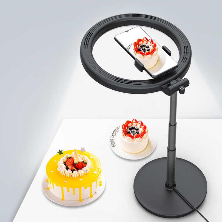 Selfie Ring LED Light Phone Case Ring With Extendable Tripod Stand
