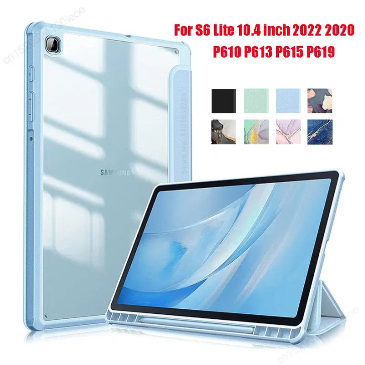 Color: Red, Size: iPad pro 12.9 - Shockproof Case For Samsung Galaxy Tab S6 Lite 10.4 Inch 2022 202