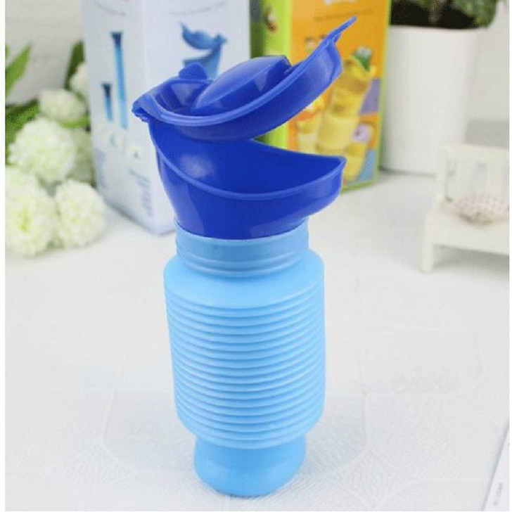 Emergency Urinal Shrinkable 750ml Portable Toilet Potty Pee Urine Bottle