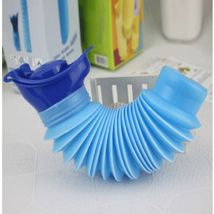 Emergency Urinal Shrinkable 750ml Portable Toilet Potty Pee Urine Bottle