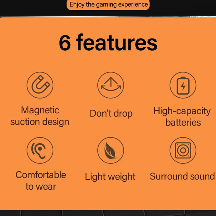 Original LENOVO XE05 Neck-type Bluetooth Headset Sports Waterproof Long Sta K484-PEL_0JDWN622