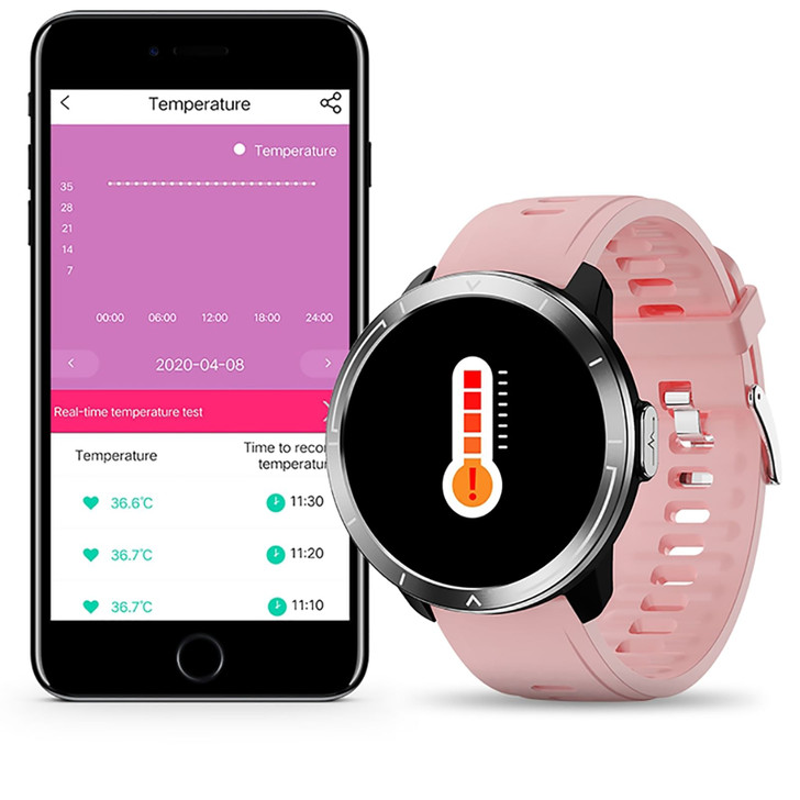 ZEBLAZE M18plus Business Smart Watches Heart Rate Breathing Blood Oxygen Monitori K484-PEL_0MNX6K3M