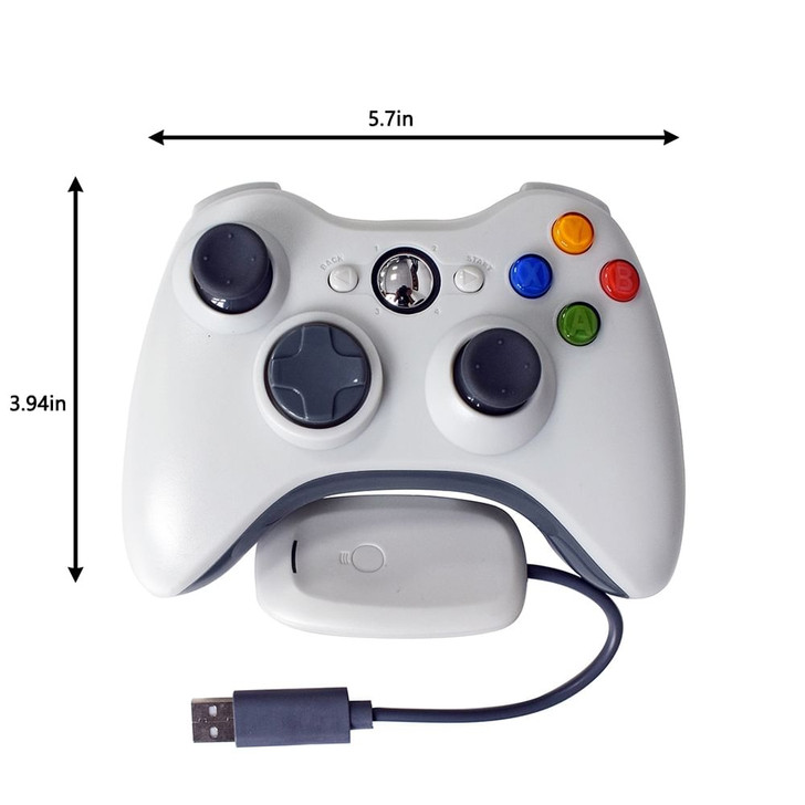 Wireless Controller Joysticks Bluetooth Vibration Gamepad Handle with 2.4G Receiv K484-PEL_0MUKT346
