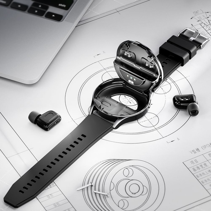 X10 2 In 1 Smart Watch with Earbuds IP67 Waterproof Fitness Tracker with Heart Ra K484-PEL_0S5GD7PF