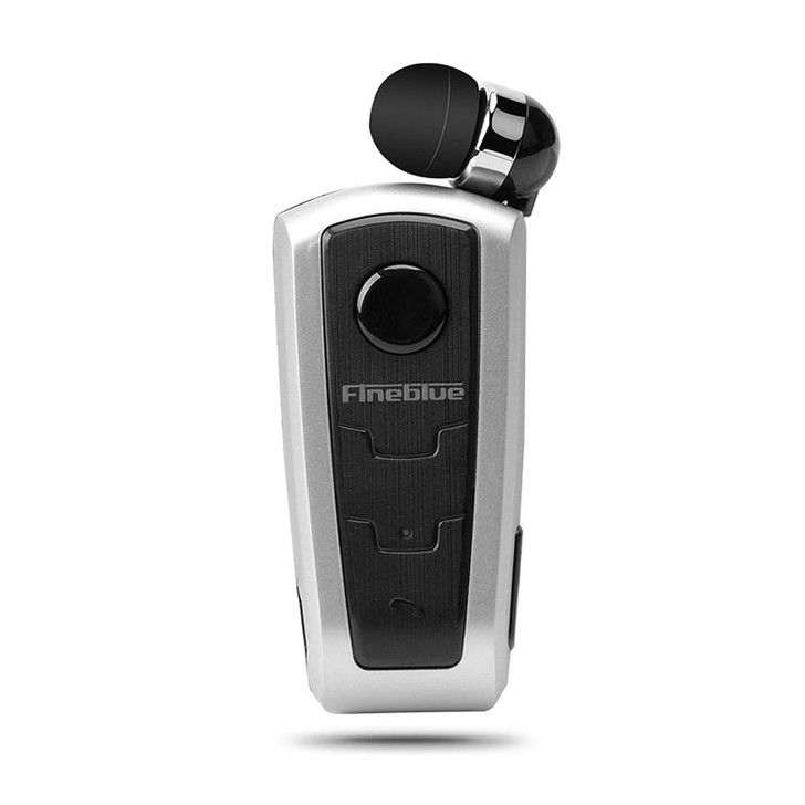 Fineblue F910 Retractable Headphones V5.1 Handsfree Long Standby Single In-Ear Earpiece With Microp
