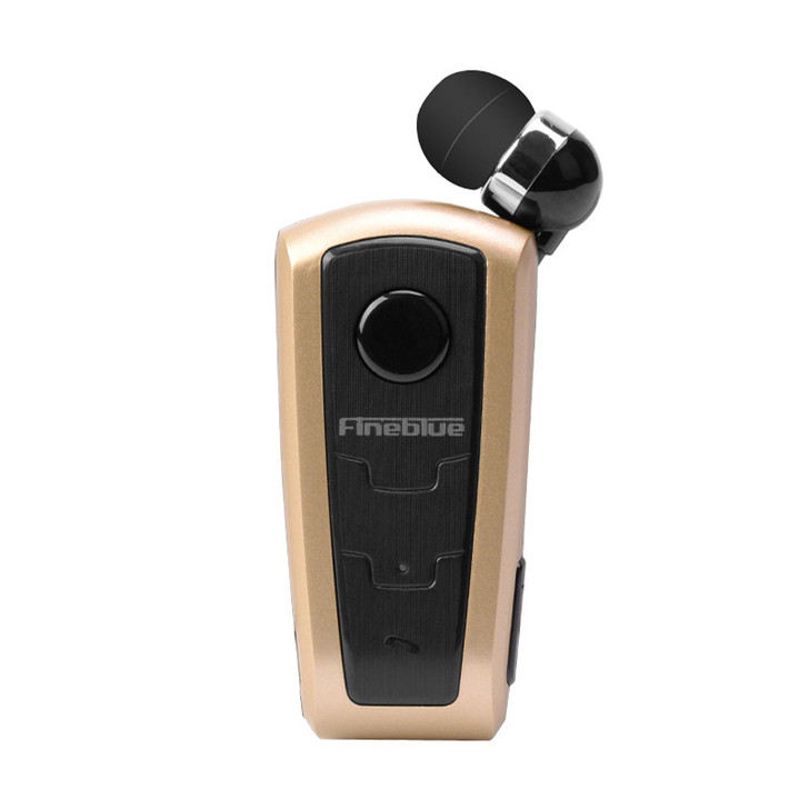 Fineblue F910 Retractable Headphones V5.1 Handsfree Long Standby Single In-Ear Earpiece With Microp