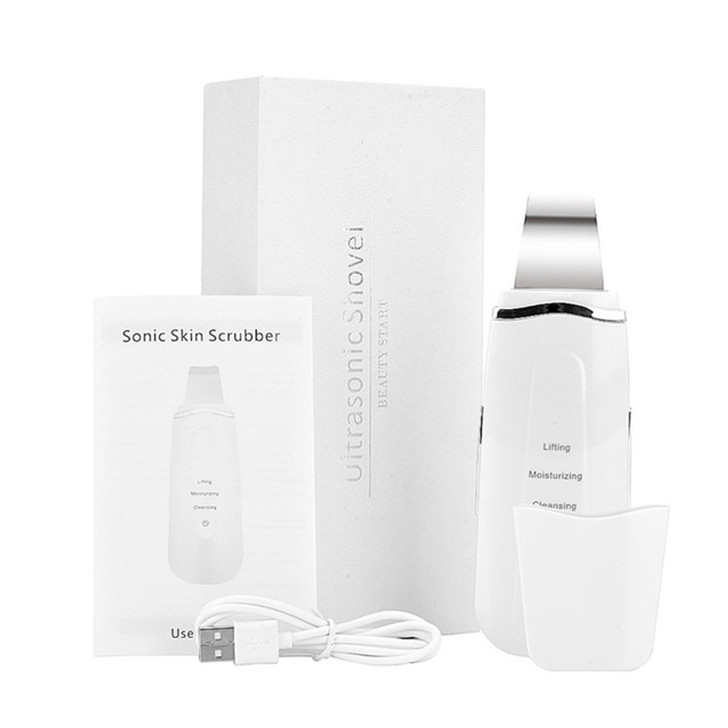 Color: White - Ultrasonic Cleansing Device