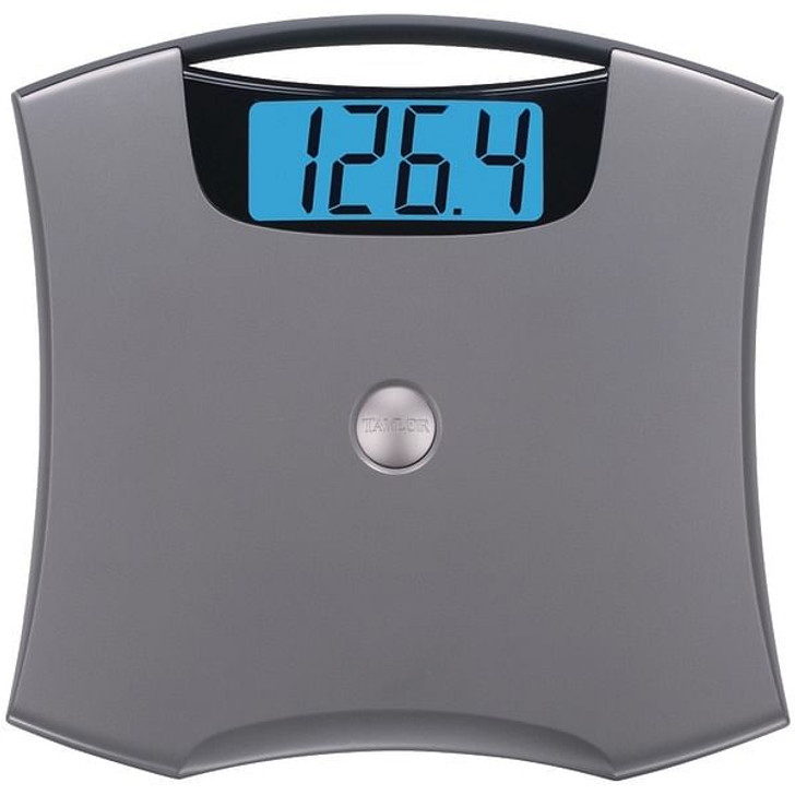 Taylor Precision Products 74054102 Jumbo Easy-to-Clean 440-lb Capacity Silver Bathroom Scale